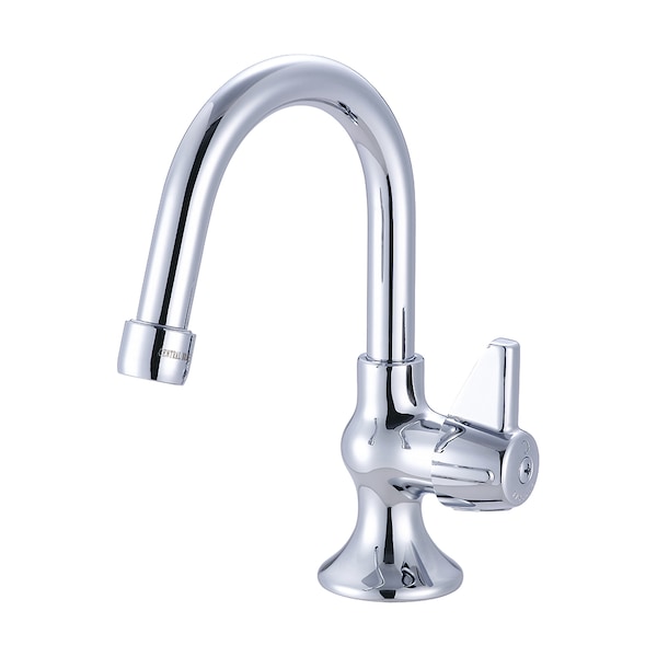 Central Brass Single Handle Bar Faucet, NPSM, Single Hole, Polished Chrome, Flow Rate (GPM): 1.5 0281-AC - main